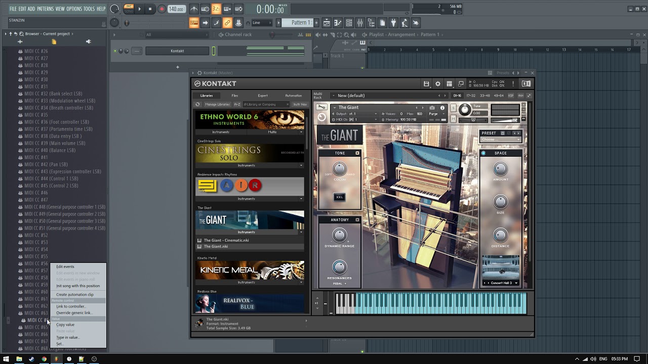 Reproduceren geluid Investeren How to Automate Sustain Pedal in FL Studio(Works with Kontakt,Keyscape etc)  - YouTube