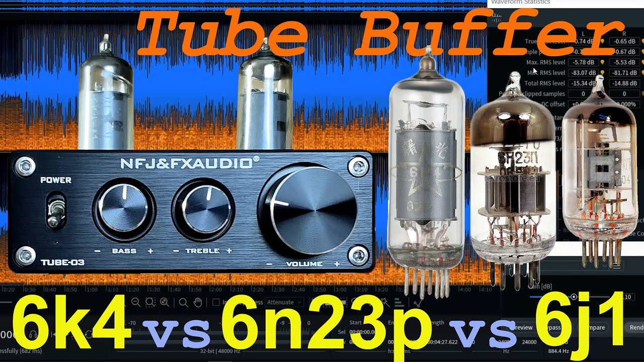 Ламповый буфер FXAudio Tube-03 - pro & cons - Звук 6k4 и 6j1 и 6н23п в другой схеме