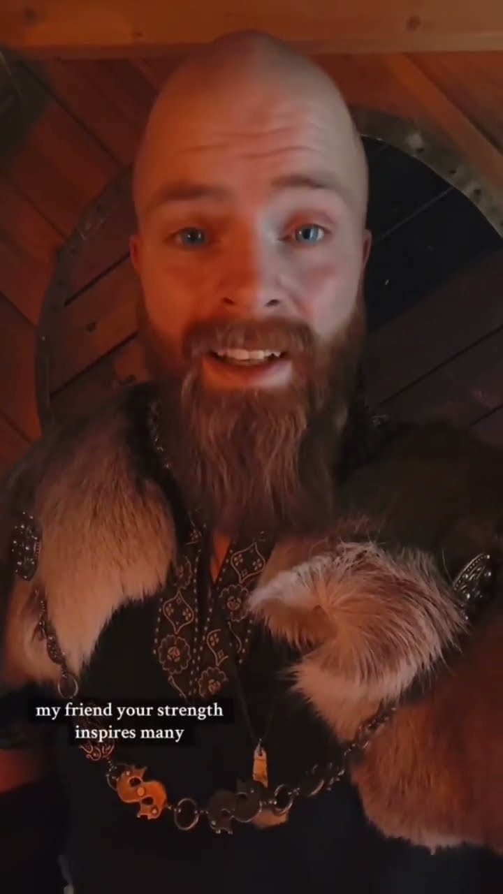 I’m glad you made it. ☺️⚒️? #vikings #wholesome #fantasy #lotr