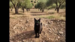 Download Lagu Black tomcat Romeo 🐈‍⬛ enjoys his stay at the finca of the historic olive oil mill in the Sierra ... MP3