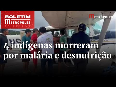 Yanomami: quatro indígenas morrem por malária e desnutrição | Boletim Metrópoles 1º