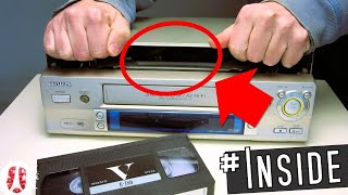 VCRs are AMAZING! Looking inside a VCR and checking how it works