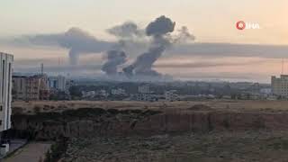 İsrail Gazze’yi Bu Sabah da Vurdu