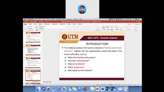 SSCC4273 Lecture 5.1 Introduction to Forensic Toxicology