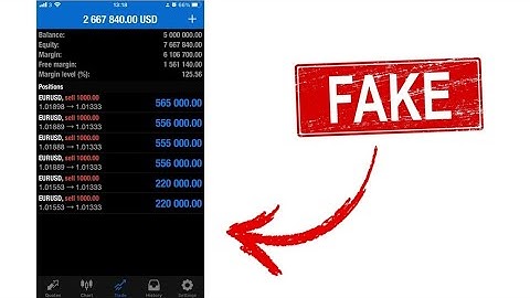 How guru Forex traders fake their results on MT4!