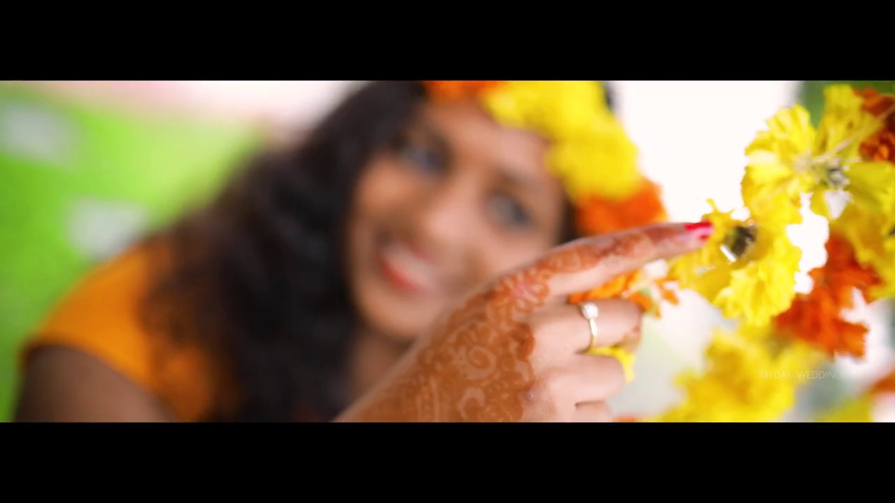 SREEJITHA'S COLORFUL HALDI CEREMONY BY MYDAY WEDDING STUDIO …