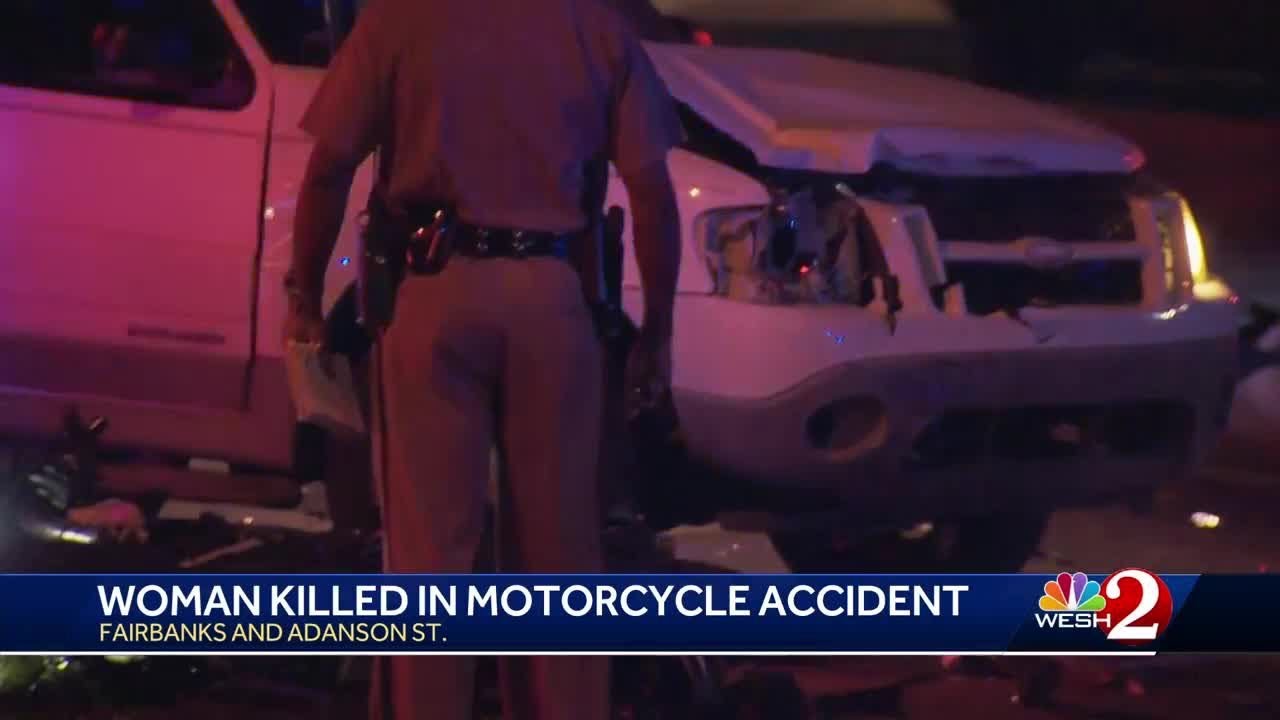 Woman killed in motorcycle crash - YouTube