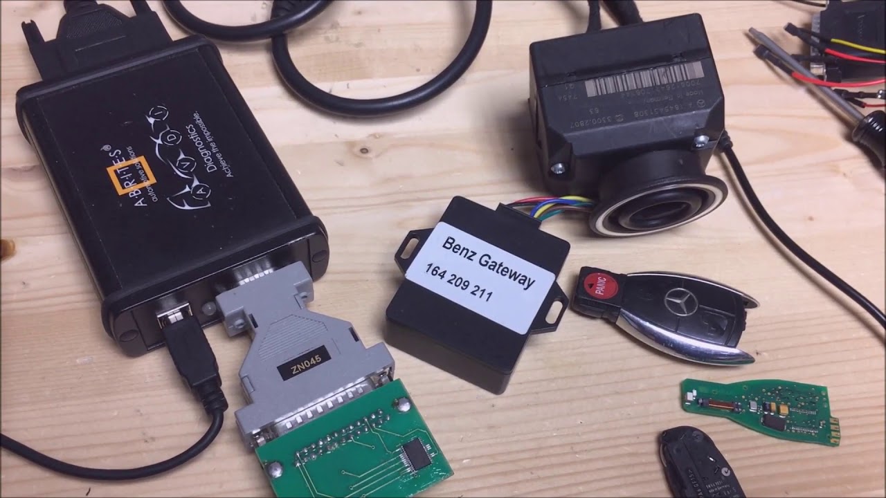 Merc W164 Keymaking With Abrites and Ver 57 key