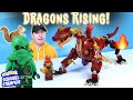 Ninjago Dragons Rising Heatwave Transforming Lava Dragon is Bowling Ball Fire! LEGO Build Review