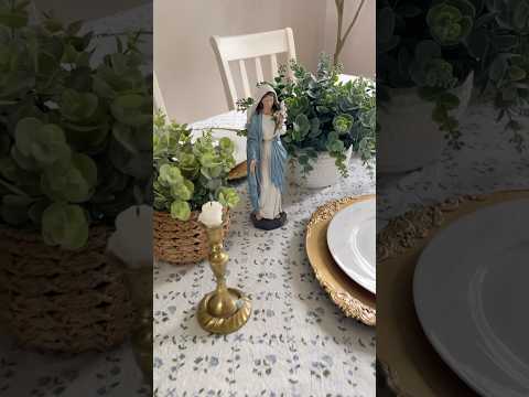 How to Throw a Blessed Birthday Party for Mother Mary 🕊️✨ #catholicmom #celebration