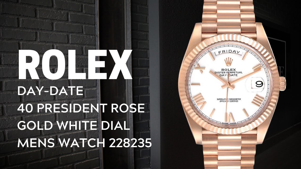 Rolex Day Date 40 President Rose Gold 
