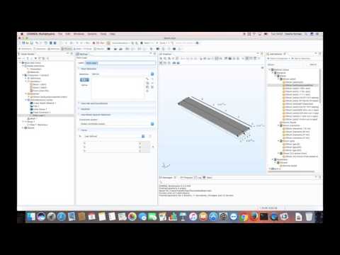 How to simulate cantilever beam with Comsol 5.3