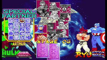 Marvel vs Capcom 1 ( Arcade ) - Hulk / War Machine Playthrough ( Aug 14, 2017 )
