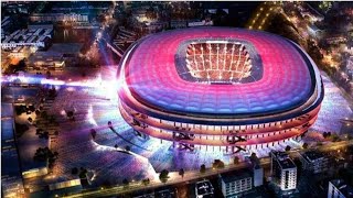 شكل ملعب برشلونة الجديد لسنة 2025  🤯 الكامب نو | #برشلونة