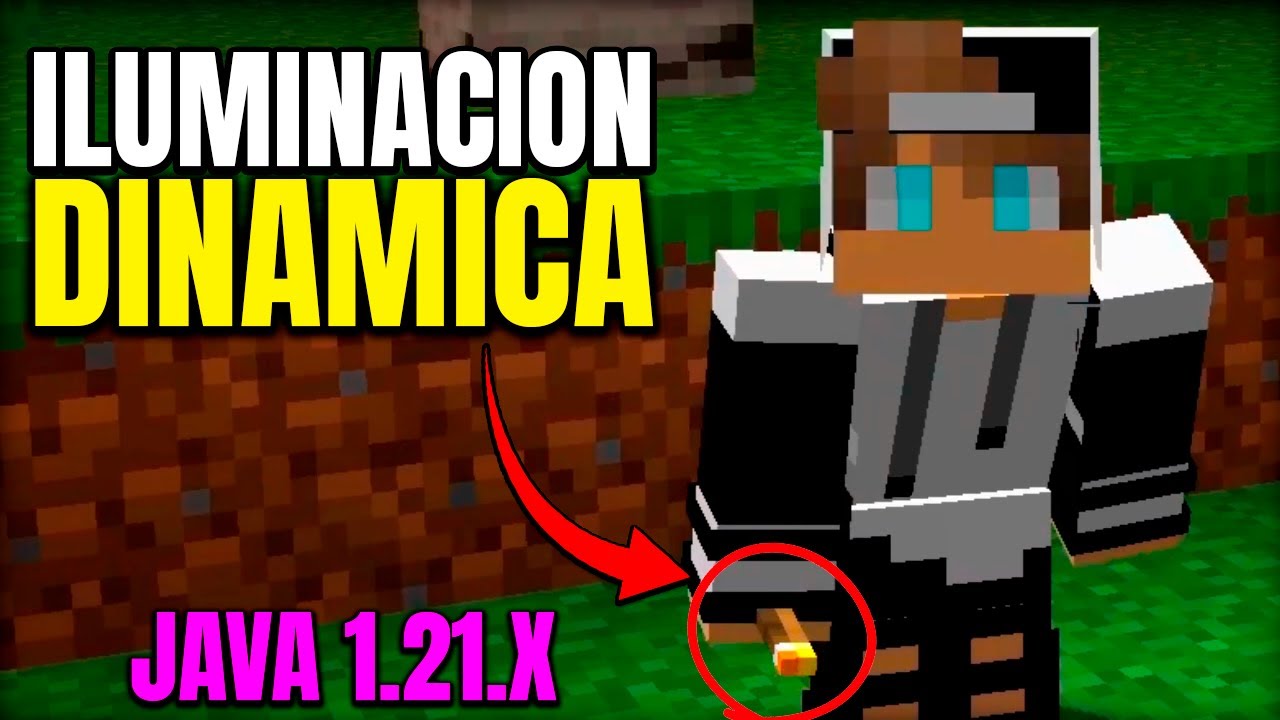 Haz que la Antorcha Ilumine en tu MANO! MINECRAFT JAVA 1.21 🌟