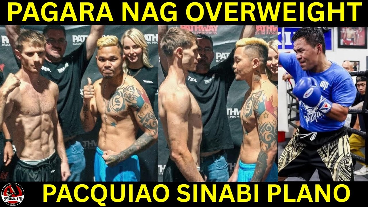 Pagara OVERWEIGHT ng dalawang DIBISYON! WBC Title Fight| Pacquiao sinabi PLANO kay Mayweather