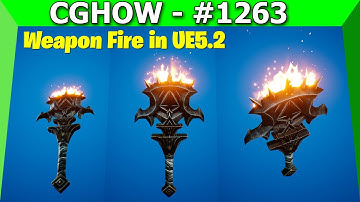 Unreal Engine 5.2 Niagara: How to Create Weapon Fire - Showcase