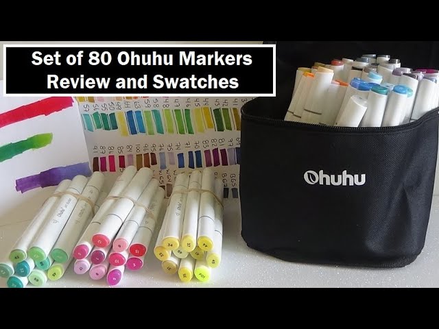 Ohuhu Oahu. Set de 80 marcadores de alcohol OHUHU