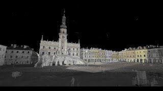 Zamość Old Town - Point Cloud Data "Fly Through"