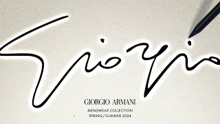 Giorgio Armani Men’s Spring Summer 2024 Fashion Show