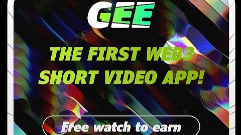 EARN OVER $2 DAILY WITH GEE. GEE IS A WEB 3.0 SOCIALFI APP