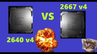 Сравнение Intel Xeon E5-2640v4 vs 2667v4