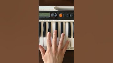 How to play an A# minor or Bb minor on piano