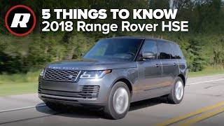 2018 Land Rover Range Rover HSE Td6: 5 things to know