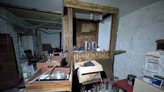 We Explored The Abandoned White Lion Pub Despite No Access To Main Bar We Find Mini Bar Antiques