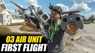 DJI O3 Air Unit First Flight "Impressive"