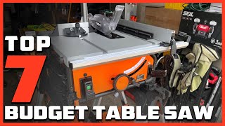 Top 7 Affordable Table Saws for Quality Crafting in 2024