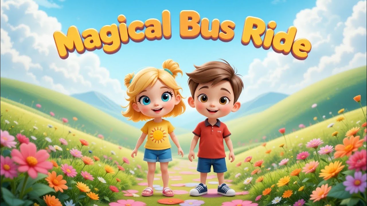 ✨ “Magical Bus Ride 🚍 | Wheels on the Bus Song & Fun Adventure for Kids | Nursery Rhymes & Stories