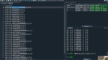 Save data to file using Pandas in Python