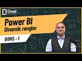 Power BI: Dinamik rənglərin istifadəsi.