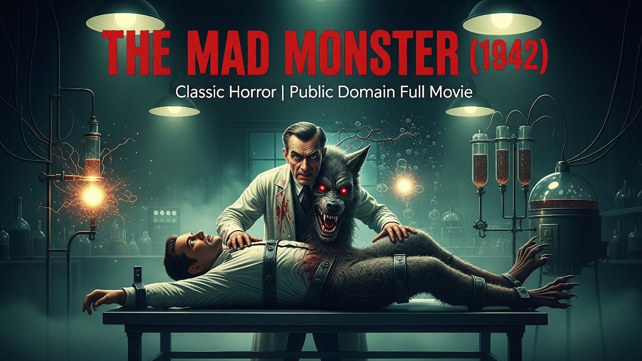 The Mad Monster (1942) | Retro Creature Feature | Public Domain Classic Film