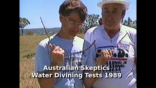 Water Divining Tests in 1989 by Australian Skeptics