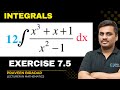 INTEGRALS Ex 7.5 Q.no 12 Class 12