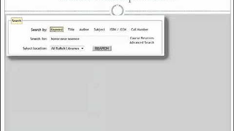 Advanced Search Techniques