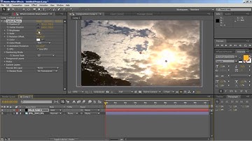 Realistic Sun/Realistic Lens Flare |  After Effects Tutorial