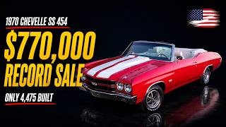 Only 4,475 Were Ever Built — Why The Chevelle LS6 Just Sold For $770,000