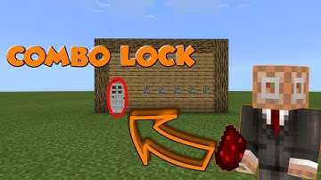 Minecraft - Redstone Combo Lock Tutorial (All versions,For beginners)