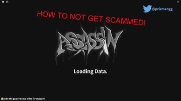HOW TO NOT GET SCAMMED ON ROBLOX ASSASSIN!