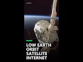 Low Earth Orbit Satellite Internet Actually, Explained Simply #howitworks #fyp #Shorts #Tech