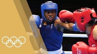 Great britain's nicola adams made olympic history as she became the
first female boxer to win an gold medal. can defend her title in
rio?on r...