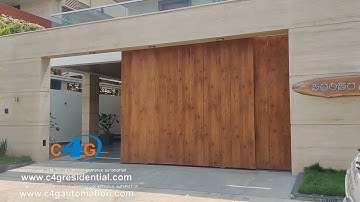 Telescopic Sliding Gate / Latest Modern Design Double Gates Automation