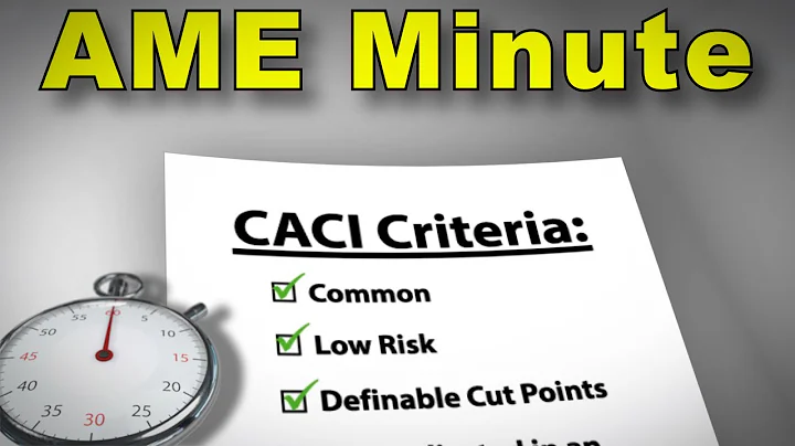 AME Minute: Why was the CACI program developed?