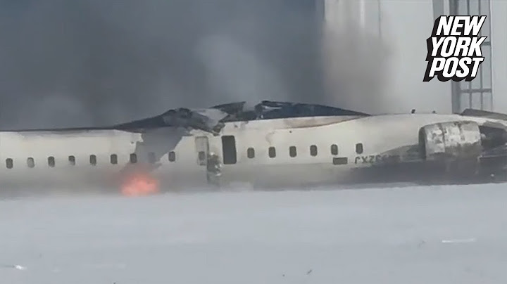 Delta Airlines plane flips during crash landing at Toronto Pearson International Airport