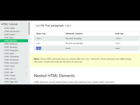 HTML Elements | Web Development Tutorials l html tutorial for beginners