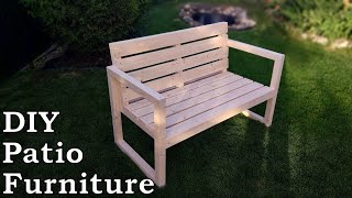 How to Build an Outdoor Sofa EASY | ASMR