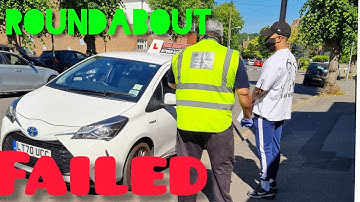 Fail in Roundabout Hither Green test centre|DVSA driving Test Route |Hither Green driving test route